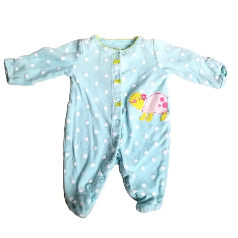 Baby Girl 4pc Bundle Carter's Gerber Sleepers Pants NB 0-3M Daddys Princess